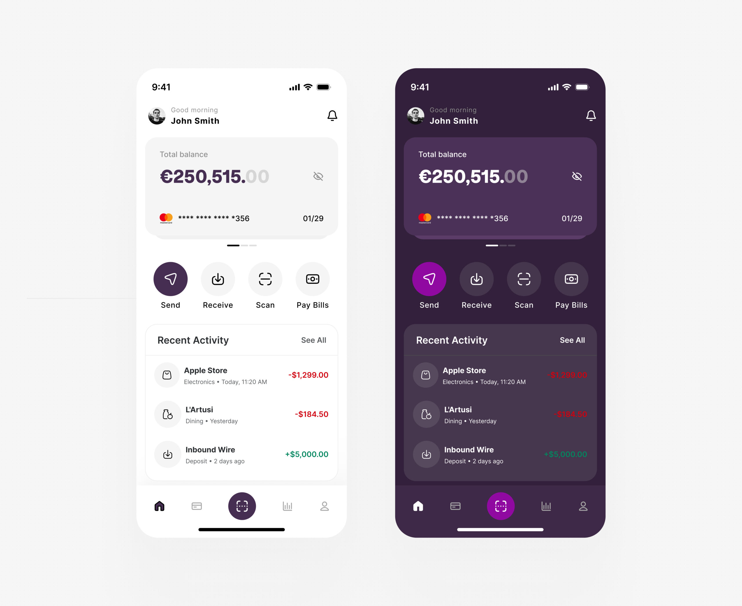 Banking App Design